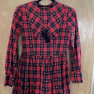 Handmade Vintage Holiday dress 2-4